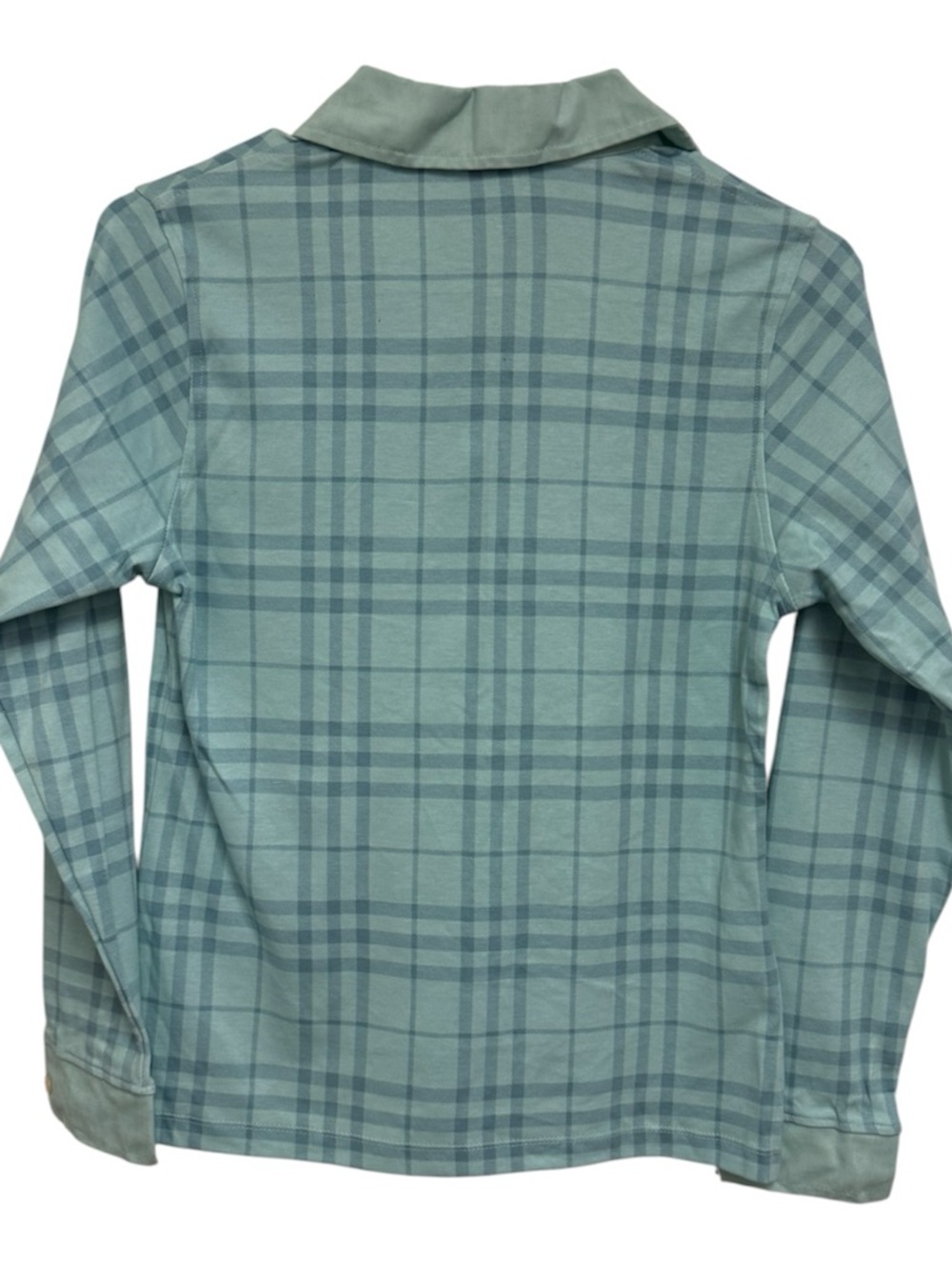 Burberry Light blue Plaid Polo Shirt L